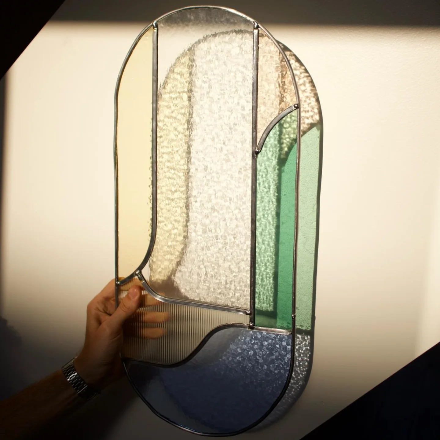 Glas in lood kunstwerk - Artistieke creatie